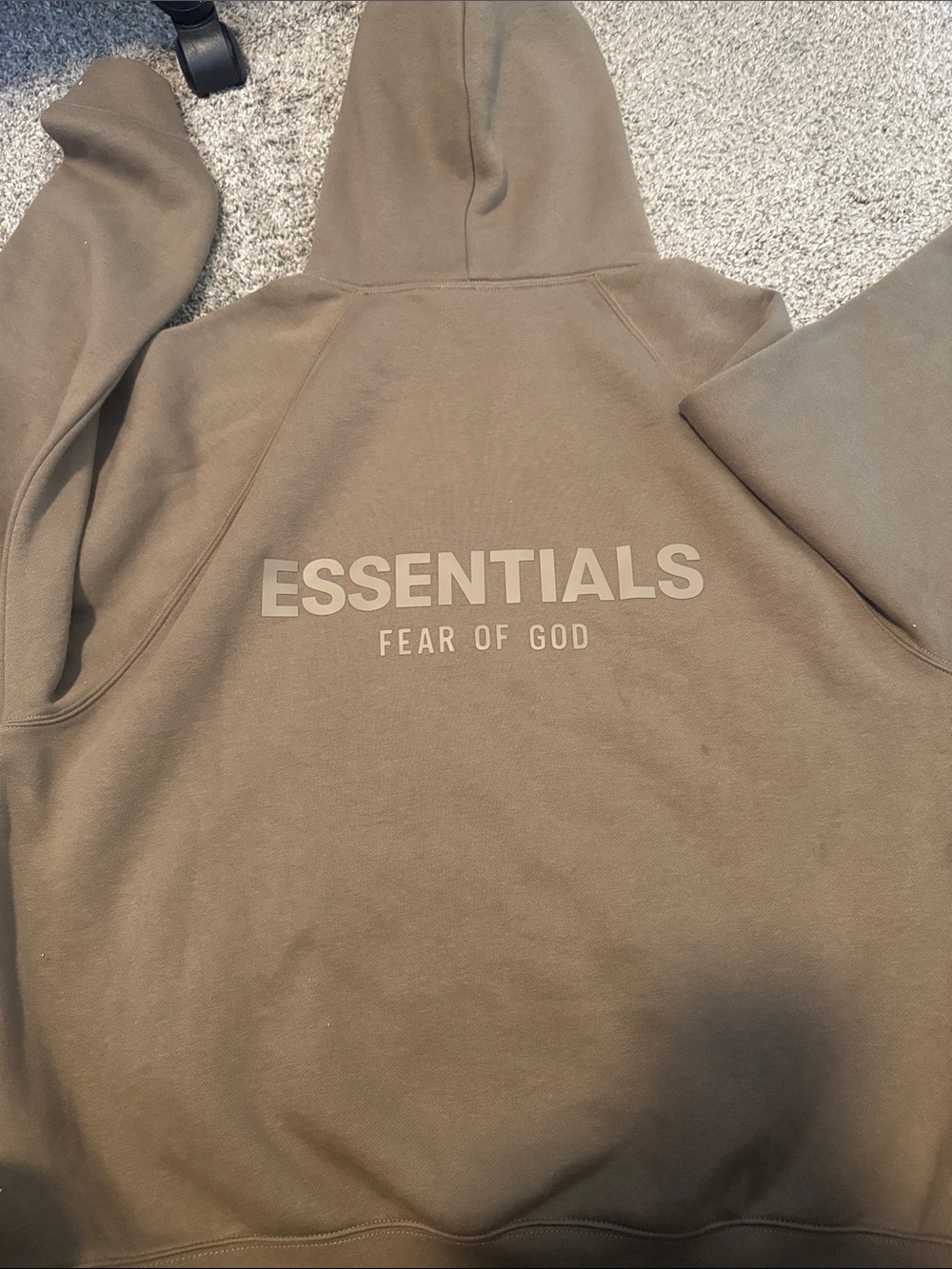 Essentials Fear of God Men's Tan Crewneck Sweater